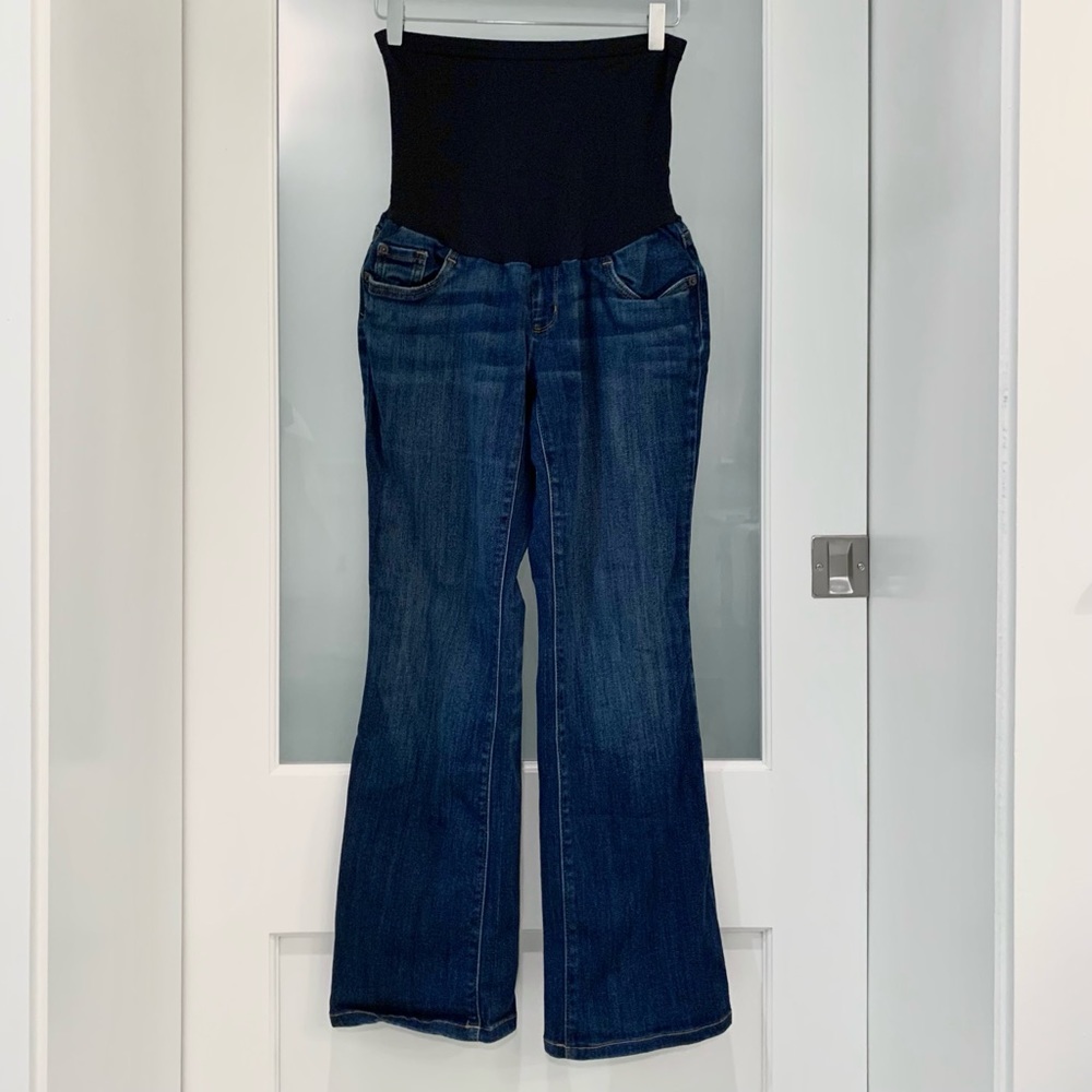 A Pea in the Pod Maternity Bootcut Jeans, Size M